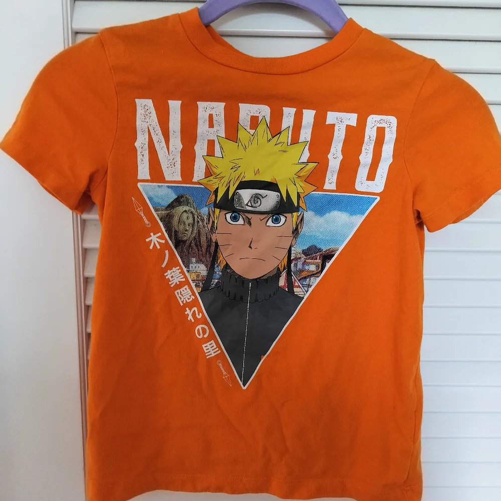 Naruto Shippuden Orange Childs Tshirt Size XS